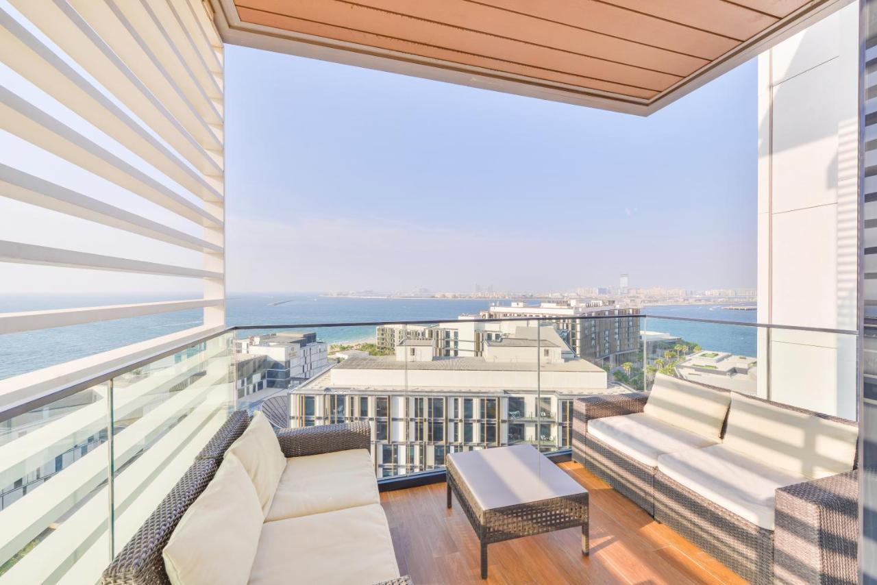 Posh 2 Bedroom Oceanfront Apt In The Heart Of Bluewaters Island Dubai Eksteriør billede