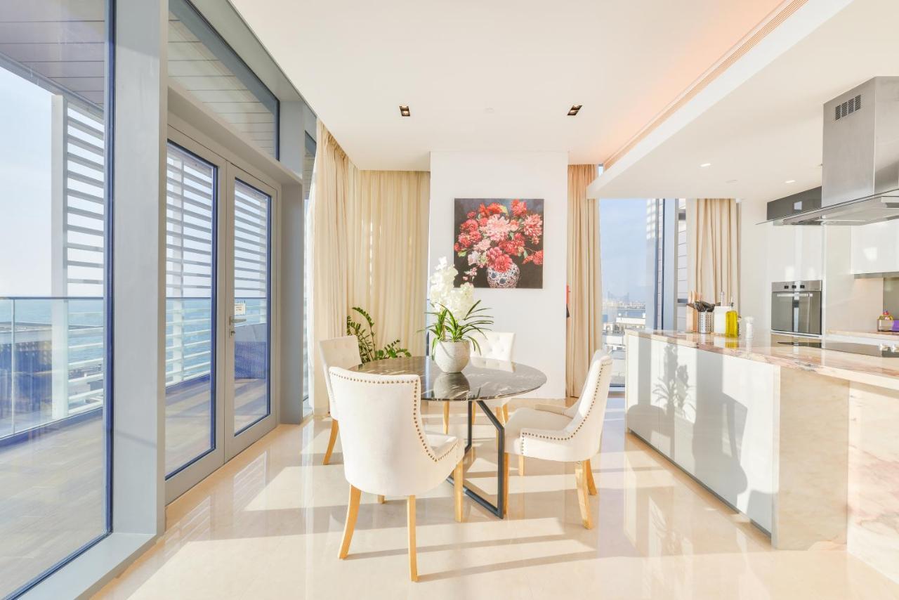 Posh 2 Bedroom Oceanfront Apt In The Heart Of Bluewaters Island Dubai Eksteriør billede